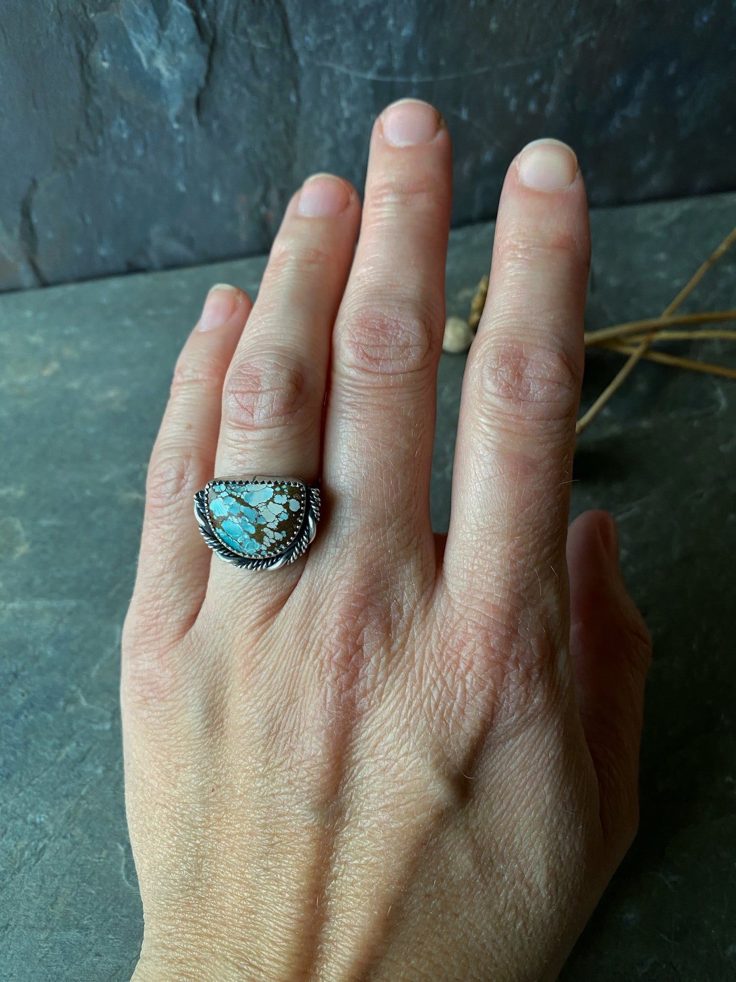Sand Hill Turquoise ring - Size 6