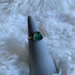 Gemstone stacker ring- size 8.25- green tanzurine