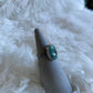 Gemstone stacker ring- size 7.5- emerald