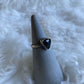 Gemstone stacker ring- size 9- grey moonstone