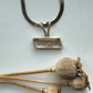 Golden rutilated quartz pendant necklace