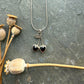 Cherry necklace- garnet