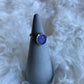 Gemstone stacker ring- size 5 - tanzanite