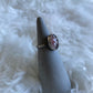 Gemstone stacker ring- size 6.5- strawberry quartz